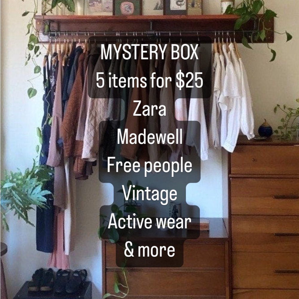 5 ITEMS FOR $25 MYSTERY BOX